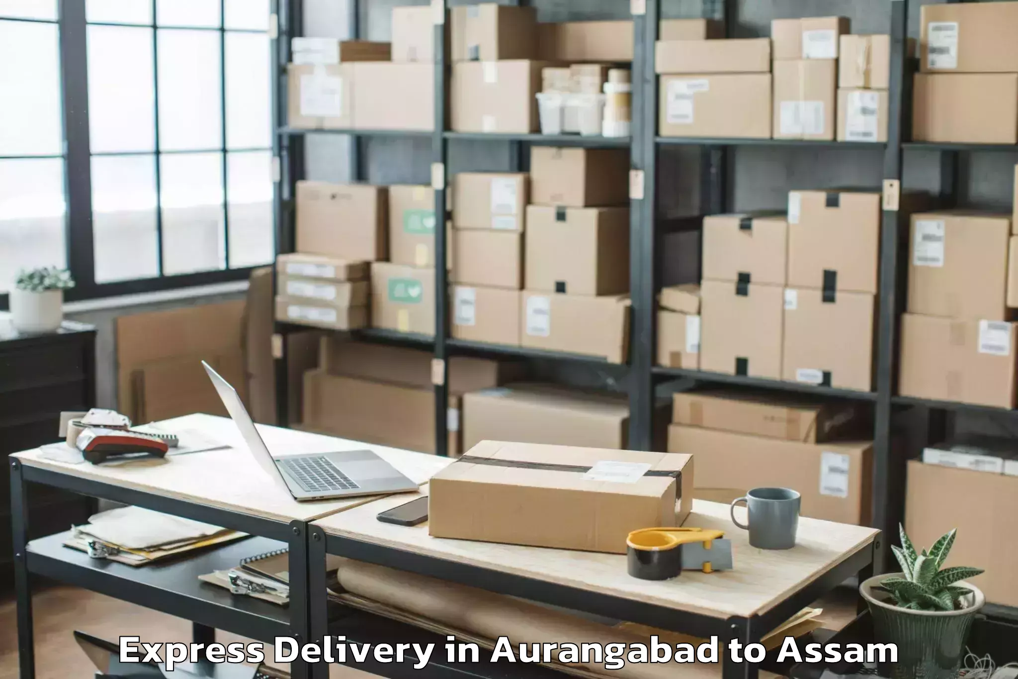 Affordable Aurangabad to Dergaon Express Delivery